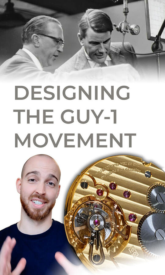 Designing Series discussing the Deep Space watch's movement design.