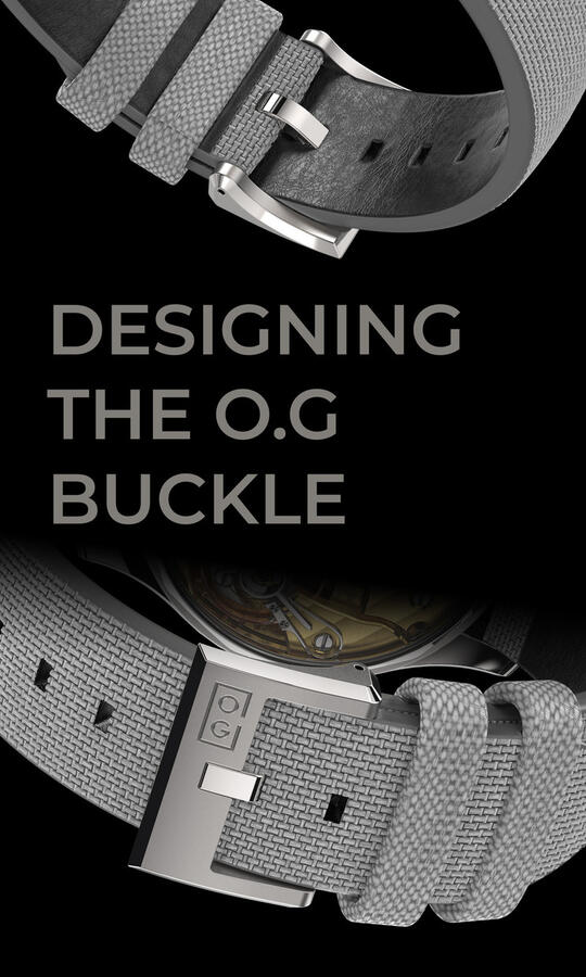 Designing Series discussing the Deep Space watch&#39;s buckle design.
